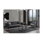 Casa si Gradina - Mobilier - Canapele si coltare - Canapele - Canapea extensibila, Atelier Del Sofa, lemn fag, antracit, 222x92x74 cm - Infinity.ro