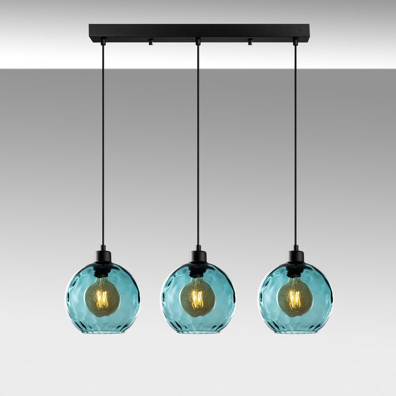 Casa si Gradina - Corpuri si surse de iluminat - Lustre si pendule - Candelabru, Opviq, metal, albastru, 70x20x120 cm - Infinity.ro