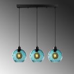 Casa si Gradina - Corpuri si surse de iluminat - Lustre si pendule - Candelabru, Opviq, metal, albastru, 70x20x120 cm - Infinity.ro