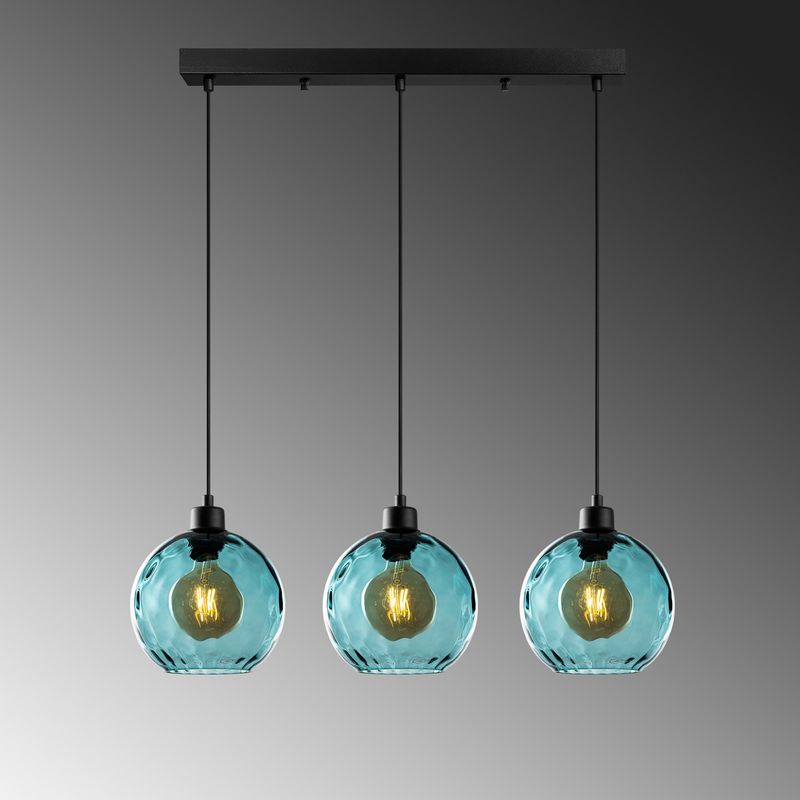 Casa si Gradina - Corpuri si surse de iluminat - Lustre si pendule - Candelabru, Opviq, metal, albastru, 70x20x120 cm - Infinity.ro