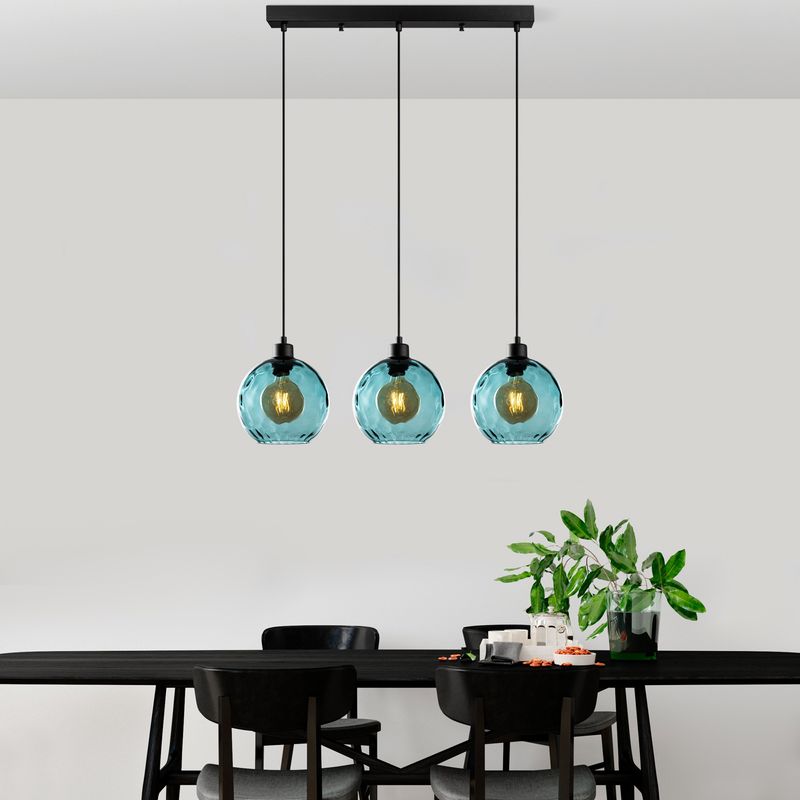 Casa si Gradina - Corpuri si surse de iluminat - Lustre si pendule - Candelabru, Opviq, metal, albastru, 70x20x120 cm - Infinity.ro