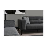 Casa si Gradina - Mobilier - Canapele si coltare - Canapele - Canapea extensibila, Atelier Del Sofa, lemn fag, antracit, 222x92x74 cm - Infinity.ro