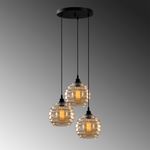 Casa si Gradina - Corpuri si surse de iluminat - Lustre si pendule - Candelabru, Opviq, metal, auriu negru, 44x44x116 cm - Infinity.ro