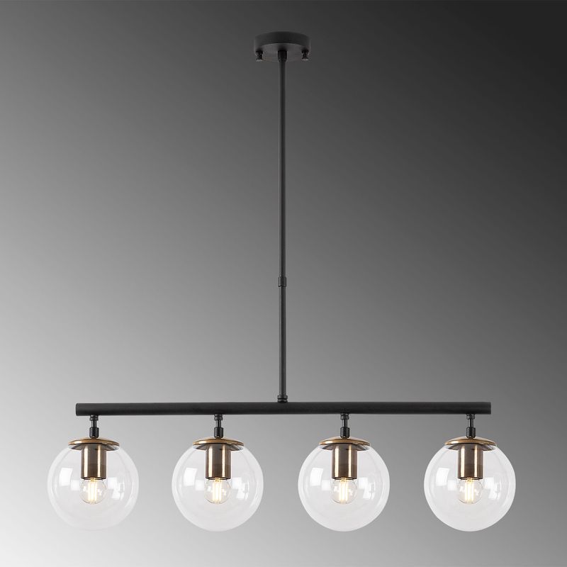Casa si Gradina - Corpuri si surse de iluminat - Lustre si pendule - Candelabru, Opviq, metal, negru si antic, 70x15x43-87 cm - Infinity.ro