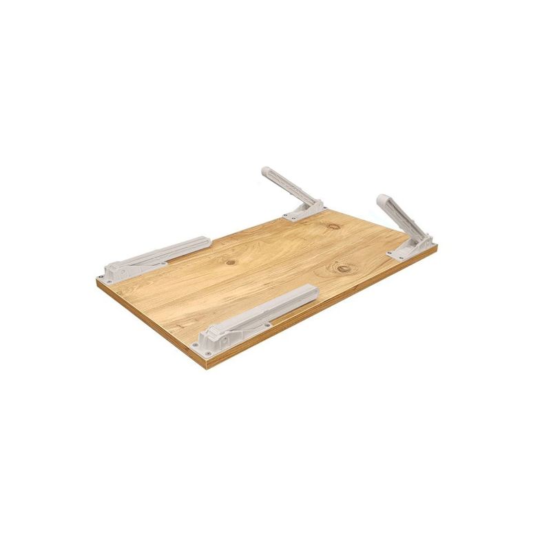 Casa si Gradina - Mobilier - Mese si birouri - Birouri - Birou pentru laptop, Hanah Home, pal melaminat, pin atlantic si negru, 60x35x24.5 cm - Infinity.ro