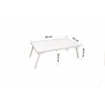Casa si Gradina - Mobilier - Mese si birouri - Birouri - Birou pentru laptop, Hanah Home, pal melaminat, pin atlantic si negru, 60x35x24.5 cm - Infinity.ro