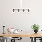 Casa si Gradina - Corpuri si surse de iluminat - Lustre si pendule - Candelabru, Opviq, metal, negru si antic, 70x15x43-87 cm - Infinity.ro