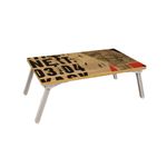 Casa si Gradina - Mobilier - Mese si birouri - Birouri - Birou pentru laptop, Hanah Home, pal melaminat, pin atlantic si negru, 60x35x24.5 cm - Infinity.ro