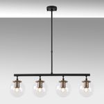 Casa si Gradina - Corpuri si surse de iluminat - Lustre si pendule - Candelabru, Opviq, metal, negru si antic, 70x15x43-87 cm - Infinity.ro