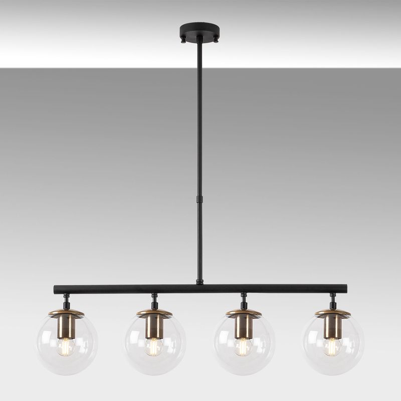 Casa si Gradina - Corpuri si surse de iluminat - Lustre si pendule - Candelabru, Opviq, metal, negru si antic, 70x15x43-87 cm - Infinity.ro
