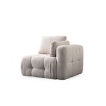 Casa si Gradina - Mobilier - Canapele si coltare - Canapele - Canapea 1 loc, Atelier Del Sofa, lemn de fag, bej, 100x100x65 cm - Infinity.ro