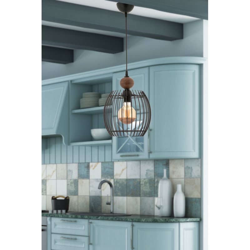 Casa si Gradina - Corpuri si surse de iluminat - Lustre si pendule - Candelabru, Opviq, metal, negru natural, 26x26x60 cm - Infinity.ro