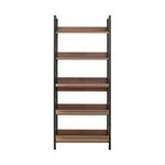 Casa si Gradina - Mobilier - Biblioteci si rafturi - Biblioteci - Biblioteca, Hanah Home, pal melaminat, nuc, 73x35x172 cm - Infinity.ro