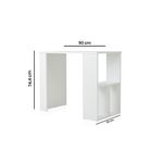 Casa si Gradina - Mobilier - Mese si birouri - Birouri - Birou, Hanah Home, pal melaminat, alb, 90x50x74.4 cm - Infinity.ro