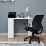 Casa si Gradina - Mobilier - Mese si birouri - Birouri - Birou, Hanah Home, pal melaminat, alb, 90x50x74.4 cm - Infinity.ro