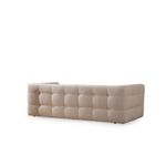 Casa si Gradina - Mobilier - Canapele si coltare - Canapele - Canapea 3 locuri, Hanah Home, lemn fag si pal, bej, 235x100x72 cm - Infinity.ro