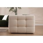 Casa si Gradina - Mobilier - Canapele si coltare - Canapele - Canapea 3 locuri, Hanah Home, lemn fag si pal, bej, 235x100x72 cm - Infinity.ro