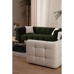 Casa si Gradina - Mobilier - Canapele si coltare - Canapele - Canapea 3 locuri, Hanah Home, lemn fag si pal, bej, 235x100x72 cm - Infinity.ro