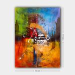 Casa si Gradina - Decoratiuni - Tablouri - Tablou decorativ, Wallxpert, panza, multicolor, 70x100 cm, rama lemn, 441HPE1414 - Infinity.ro