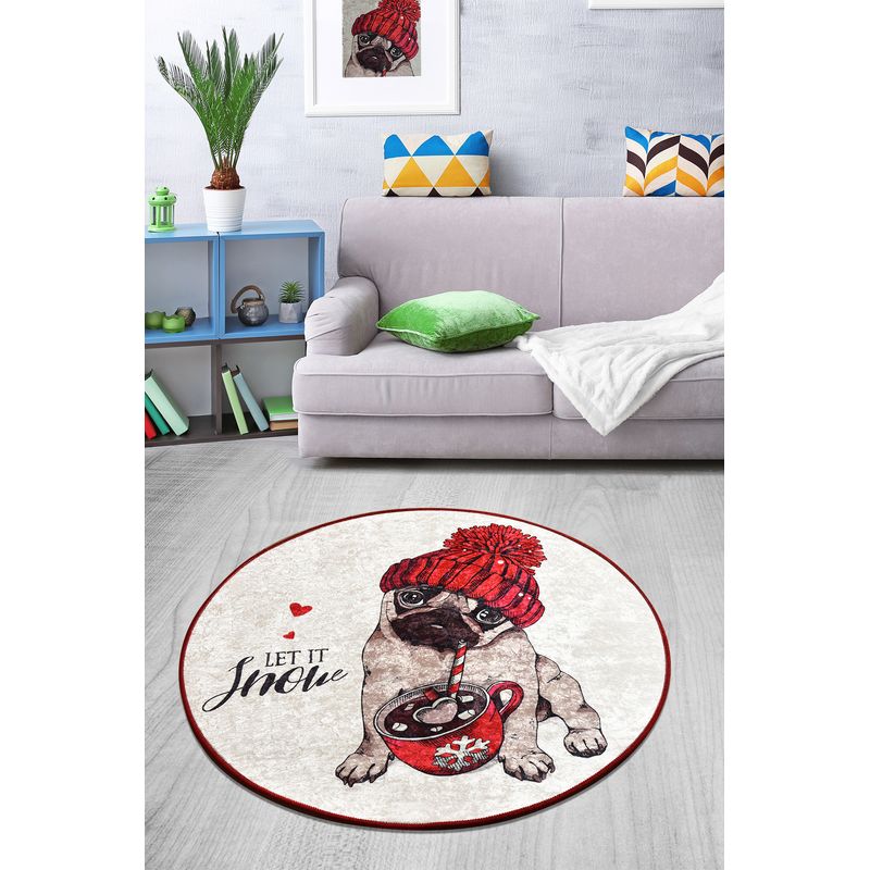 Casa si Gradina - Textile si covoare - Covoare - Covoare casa - Covor, Conceptum Hypnose, multicolor, 100 cm, 100% poliester, antiderapant, 882CHL1144 - Infinity.ro