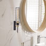 Casa si Gradina - Corpuri si surse de iluminat - Plafoniere, aplice si spoturi - Aplica de perete, Opviq, metal, negru auriu, 8x10x36 cm - Infinity.ro