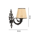 Casa si Gradina - Corpuri si surse de iluminat - Plafoniere, aplice si spoturi - Aplica, Opviq, metal, natural negru, 24x26 cm - Infinity.ro