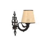 Casa si Gradina - Corpuri si surse de iluminat - Plafoniere, aplice si spoturi - Aplica, Opviq, metal, natural negru, 24x26 cm - Infinity.ro