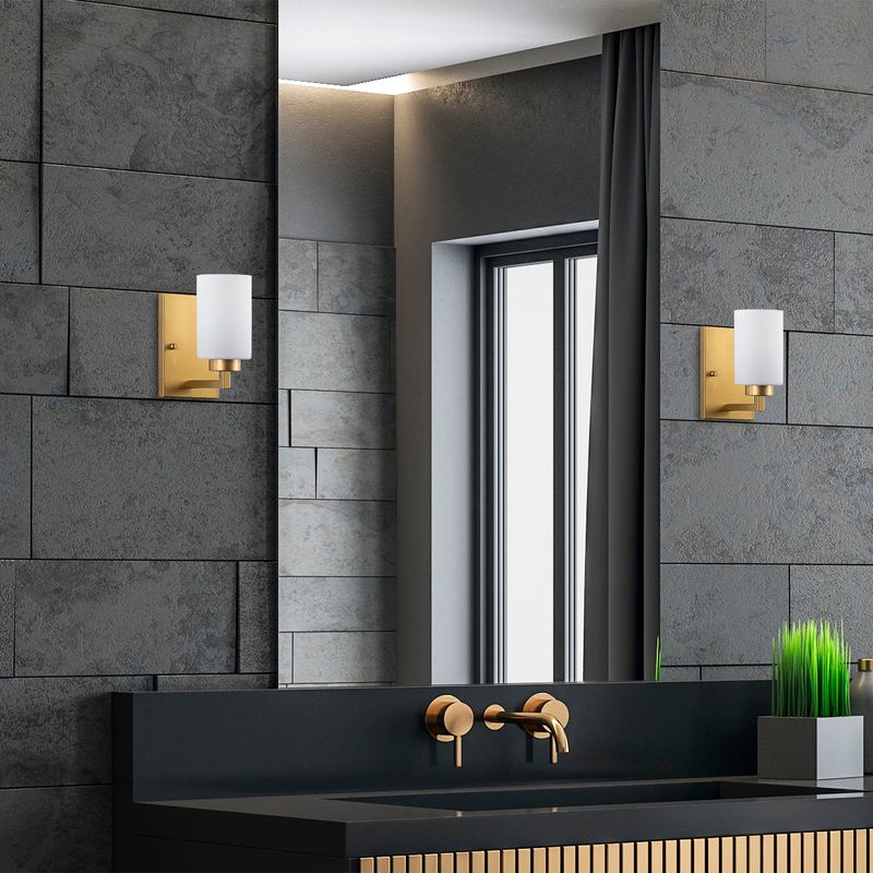 Casa si Gradina - Corpuri si surse de iluminat - Plafoniere, aplice si spoturi - Aplica de perete, Opviq, metal, auriu, 10x19x23 cm - Infinity.ro