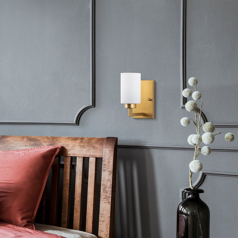 Casa si Gradina - Corpuri si surse de iluminat - Plafoniere, aplice si spoturi - Aplica de perete, Opviq, metal, auriu, 10x19x23 cm - Infinity.ro