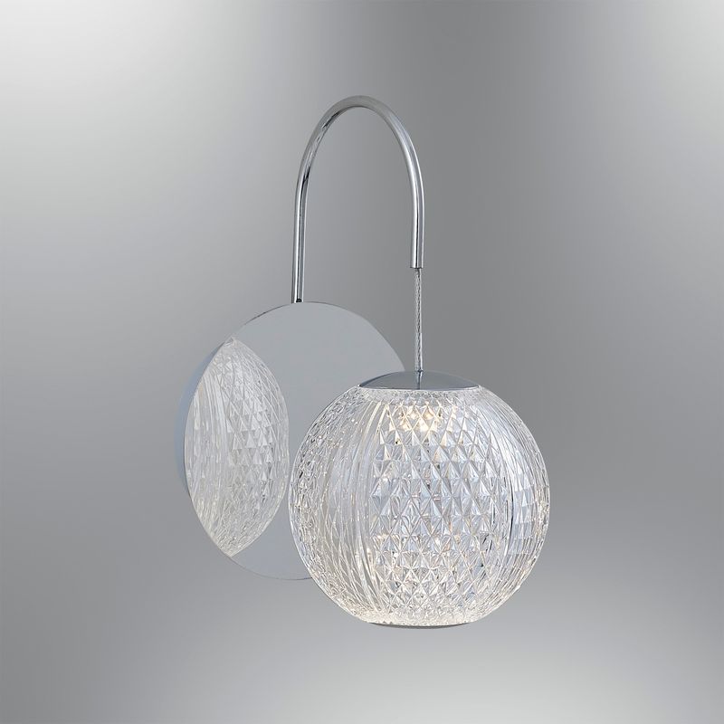 Casa si Gradina - Corpuri si surse de iluminat - Plafoniere, aplice si spoturi - Aplica de perete, Opviq, metal, crom, 12x21x18 cm - Infinity.ro