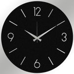 Casa si Gradina - Decoratiuni - Ceasuri - Ceas de perete decorativ, Wallxpert, metal, negru, 48x48 cm, 279ENZ1832 - Infinity.ro