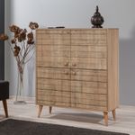Casa si Gradina - Mobilier - Dulapuri si sifoniere - Dulapuri - Dulap multifunctional, Hanah Home, pal melaminat, stejar sonoma, 95x36x111 cm, 863SPH3933 - Infinity.ro