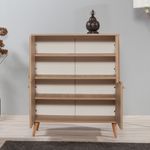 Casa si Gradina - Mobilier - Dulapuri si sifoniere - Dulapuri - Dulap multifunctional, Hanah Home, pal melaminat, stejar sonoma, 95x36x111 cm, 863SPH3933 - Infinity.ro