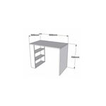 Casa si Gradina - Mobilier - Mese si birouri - Birouri - Birou, Hanah Home, pal melaminat, pin atlantic, 90x50x70 cm - Infinity.ro