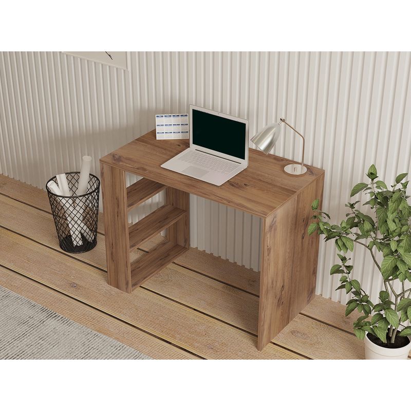 Casa si Gradina - Mobilier - Mese si birouri - Birouri - Birou, Hanah Home, pal melaminat, pin atlantic, 90x50x70 cm - Infinity.ro