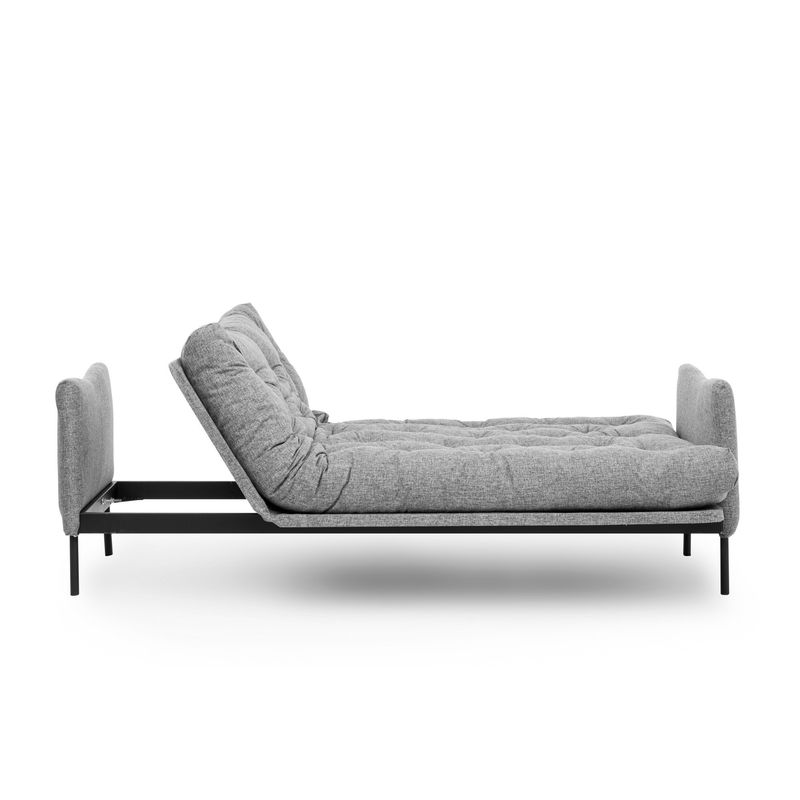 Casa si Gradina - Mobilier - Canapele si coltare - Canapele - Canapea extensibila, Atelier Del Sofa, stofa in, gri deschis, 200x92x82 cm - Infinity.ro
