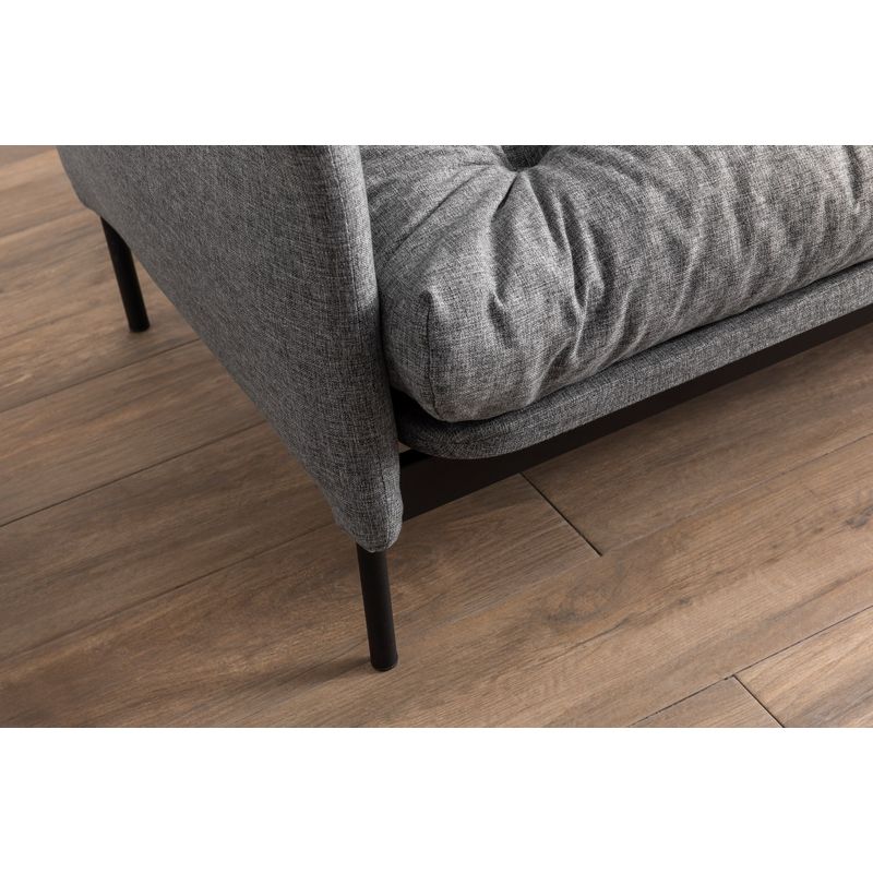 Casa si Gradina - Mobilier - Canapele si coltare - Canapele - Canapea extensibila, Atelier Del Sofa, stofa in, gri deschis, 200x92x82 cm - Infinity.ro