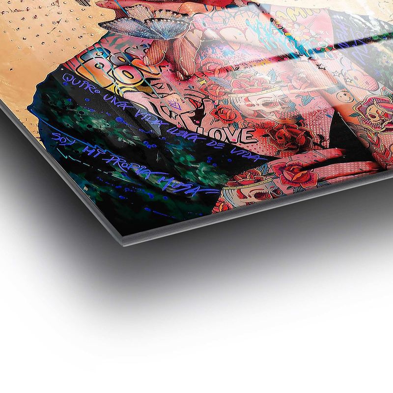 Casa si Gradina - Decoratiuni - Tablouri - Tablou decorativ din sticla, Wallxpert, multicolor, sticla temperata, 70x100 cm, 123BZM2214 - Infinity.ro