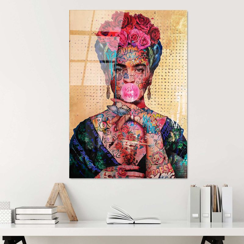 Casa si Gradina - Decoratiuni - Tablouri - Tablou decorativ din sticla, Wallxpert, multicolor, sticla temperata, 70x100 cm, 123BZM2214 - Infinity.ro