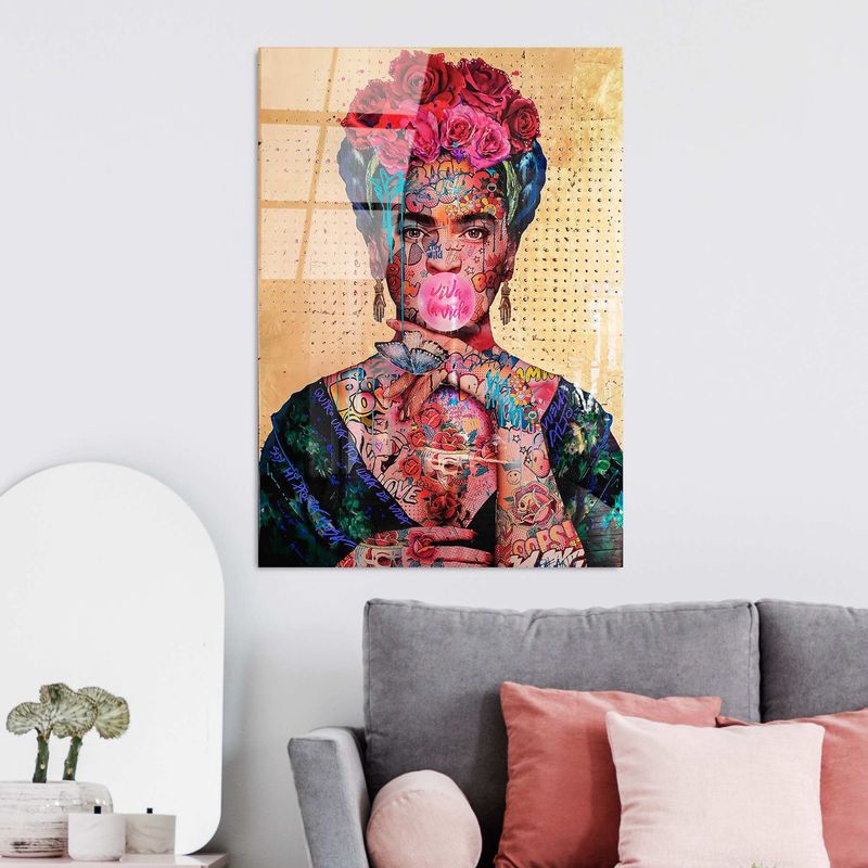 Casa si Gradina - Decoratiuni - Tablouri - Tablou decorativ din sticla, Wallxpert, multicolor, sticla temperata, 70x100 cm, 123BZM2214 - Infinity.ro