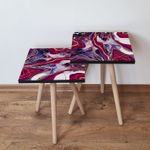 Casa si Gradina - Mobilier - Mese si birouri - Masute de cafea - Set masute de cafea, Hanah Home, mdf, multicolor, 35x47x35 cm, 2 piese, 481LNA2480 - Infinity.ro
