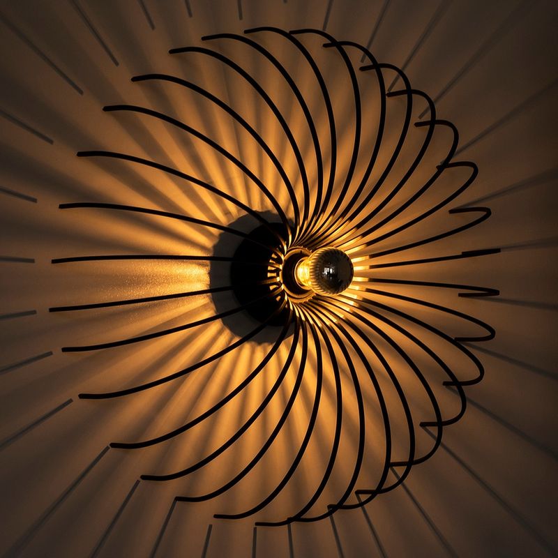 Casa si Gradina - Corpuri si surse de iluminat - Plafoniere, aplice si spoturi - Aplica de perete, Opviq, metal, negru, 16x56 cm - Infinity.ro