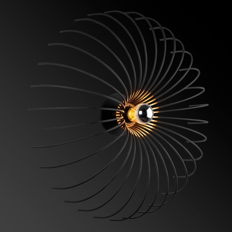 Casa si Gradina - Corpuri si surse de iluminat - Plafoniere, aplice si spoturi - Aplica de perete, Opviq, metal, negru, 16x56 cm - Infinity.ro