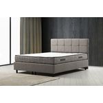 Casa si Gradina - Mobilier - Seturi de mobilier - Seturi dormitor - Set dormitor, Hanah Home, pal melaminat, gri deschis, 150x200 cm, 771MND1219 - Infinity.ro
