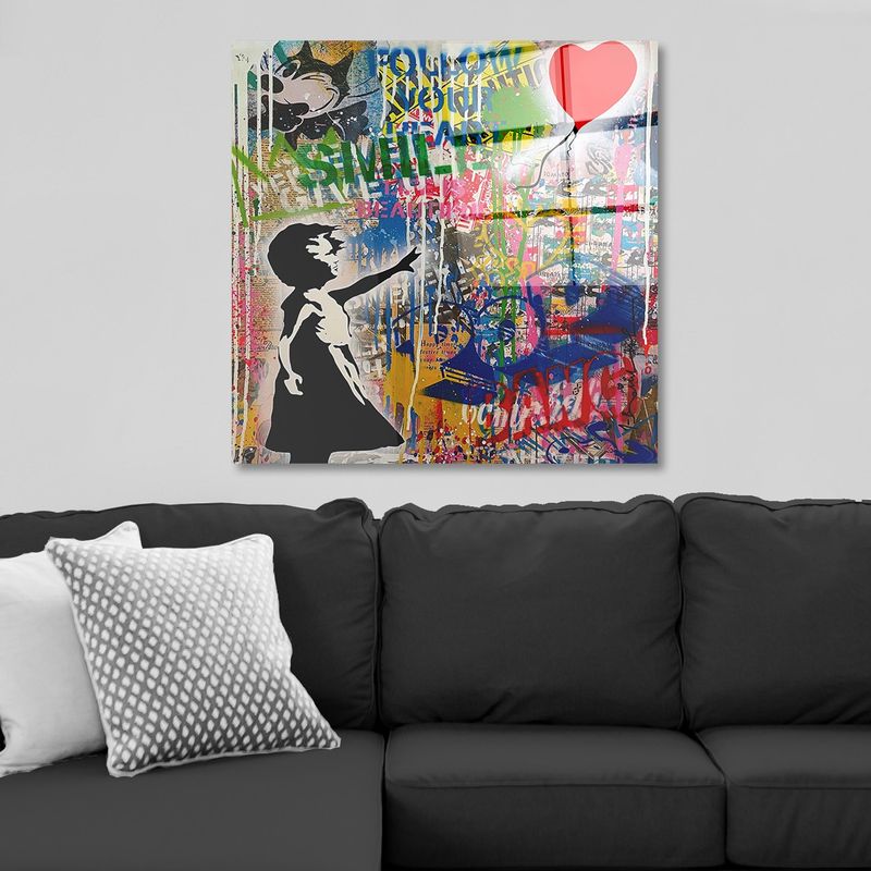 Casa si Gradina - Decoratiuni - Tablouri - Tablou decorativ, Wallxpert, sticla calita, multicolor, 50x50 cm, 403MGN3613 - Infinity.ro