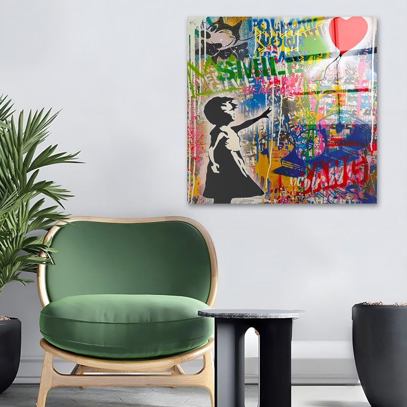 Casa si Gradina - Decoratiuni - Tablouri - Tablou decorativ, Wallxpert, sticla calita, multicolor, 50x50 cm, 403MGN3613 - Infinity.ro