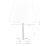 Casa si Gradina - Corpuri si surse de iluminat - Veioze si lampi - Veioze - Veioza, Opviq, pvc, gri, 22x12x37 cm, 780SGN1824 - Infinity.ro