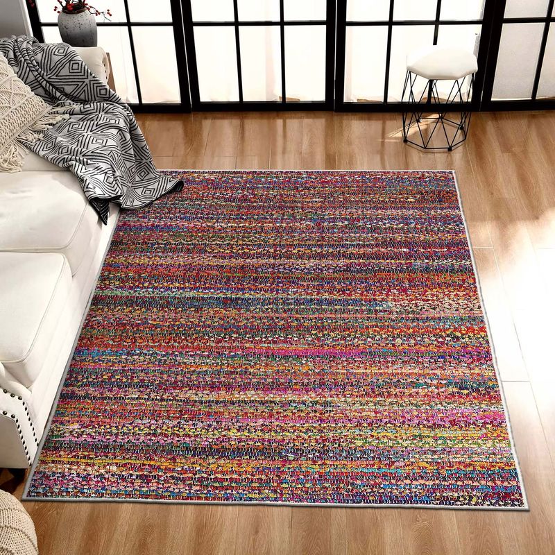 Casa si Gradina - Textile si covoare - Covoare - Covorase intrare - Covoras de intrare, Conceptum Hypnose, multicolor, 80x150 cm, 100% poliester, antiderapant, 213HFT1703 - Infinity.ro