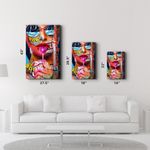 Casa si Gradina - Decoratiuni - Tablouri - Tablou decorativ, Wallxpert, sticla temperata, multicolor, 46x72 cm, 672BRS1909 - Infinity.ro