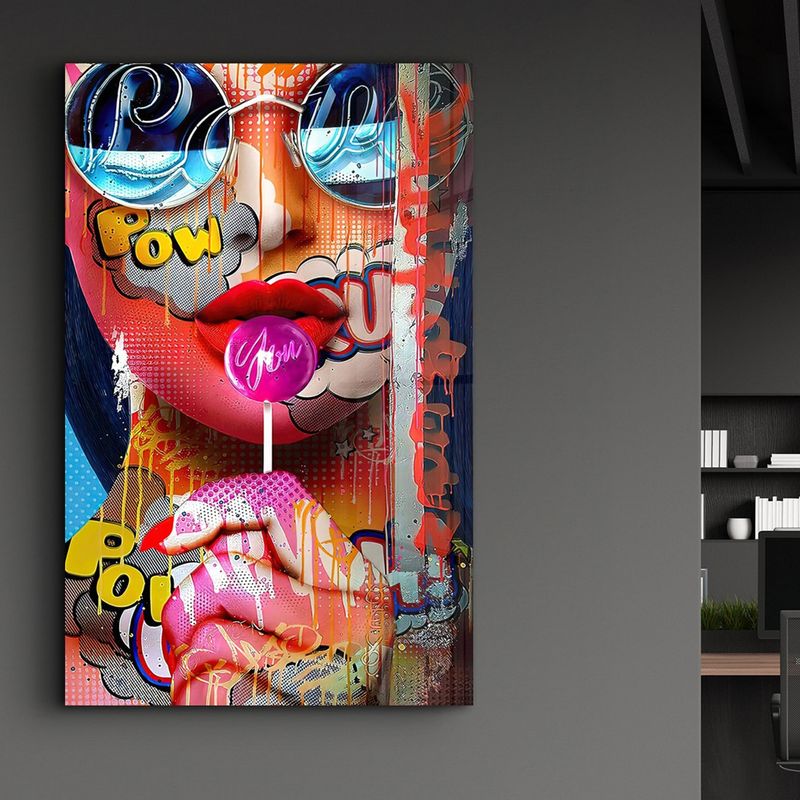 Casa si Gradina - Decoratiuni - Tablouri - Tablou decorativ, Wallxpert, sticla temperata, multicolor, 46x72 cm, 672BRS1909 - Infinity.ro